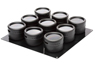 Square board, black
