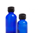 1 oz. cobalt blue bottle w/ lid