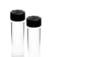 1/4 oz. clear bottle w/lid