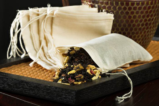 Muslin herb bag, 3"x5"