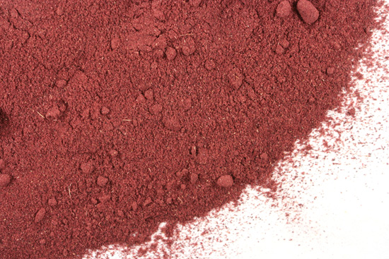 Hibiscus flower, powder