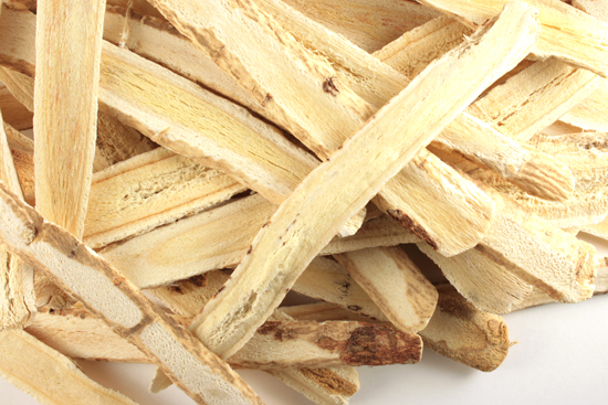 Astragalus root, slices