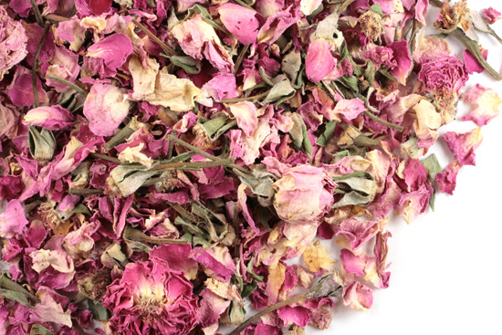 Rose buds & petals (pink)
