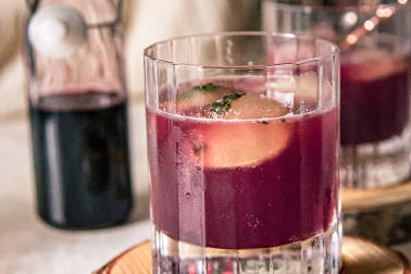 Elderberry Shrub Cocktail