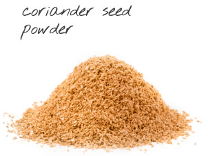 coriander seed, powdered