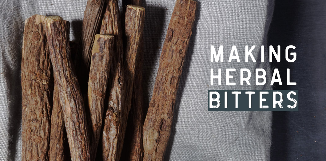 [ MAKING HERBAL BITTERS ] ~ from HerbCo