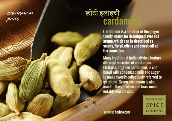 [ Indian Spices - Cardamom ] ~ from Monterey Bay Herb Company