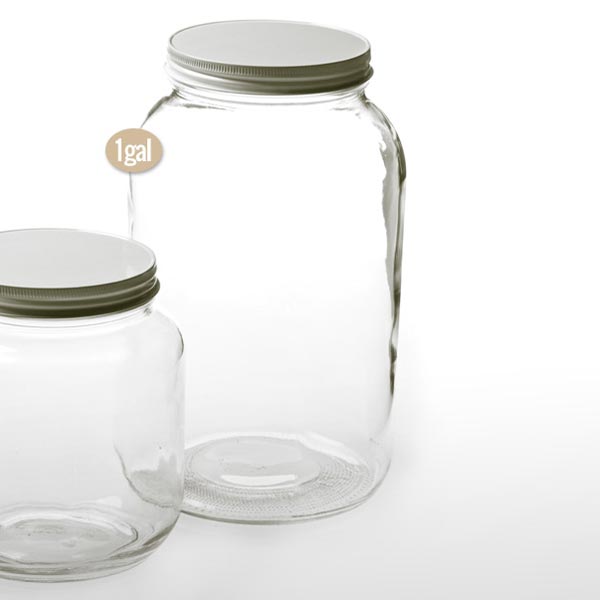 Monterey Bay Spice Co. 1 gallon clear jar w/lid