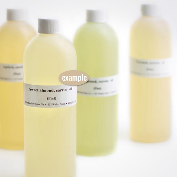 Monterey Bay Spice Co. example carrier oil bottle