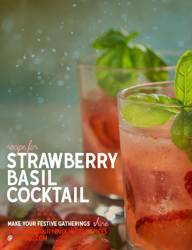 [ Recipe: Strawberry Basil Cocktail ]