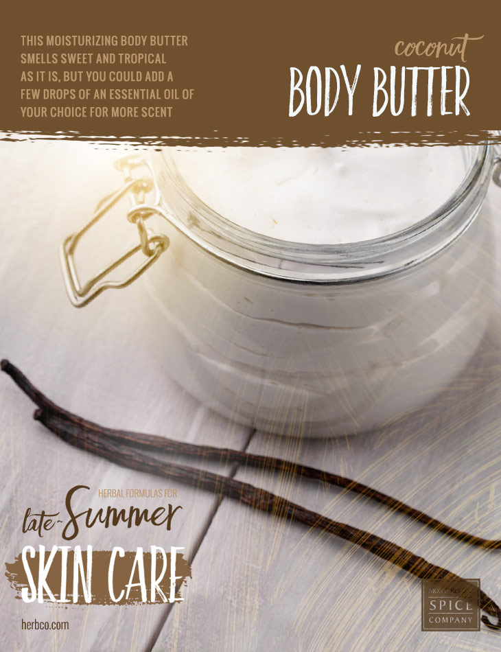 [ Recipe: Coconut Body Butter ] ~ from Monterey Bay Herb Co