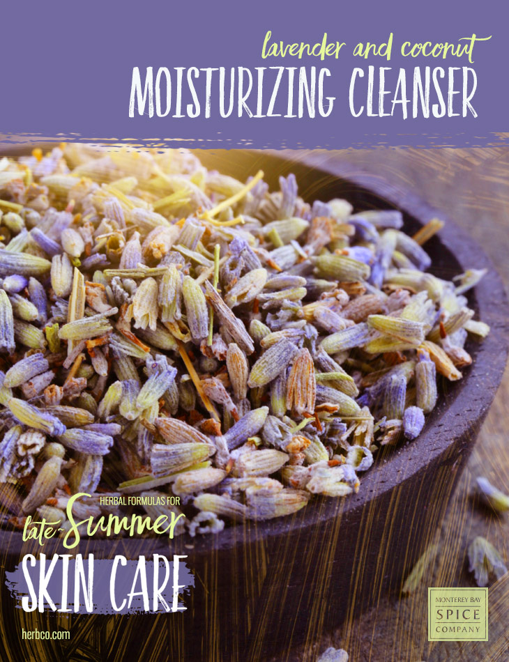 [ Recipe: DIY Lavender and Coconut Cleanser ] ~ from Monterey Bay Herb Co