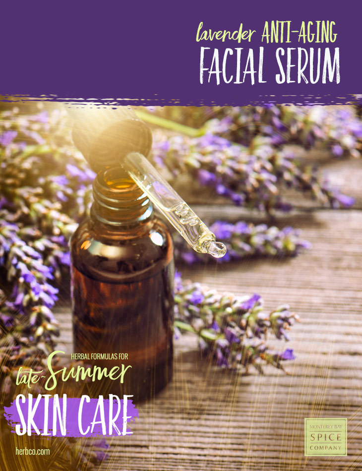 [ Recipe: DIY Lavender Anti-Aging Facial Serum ] ~ from Monterey Bay Herb Co