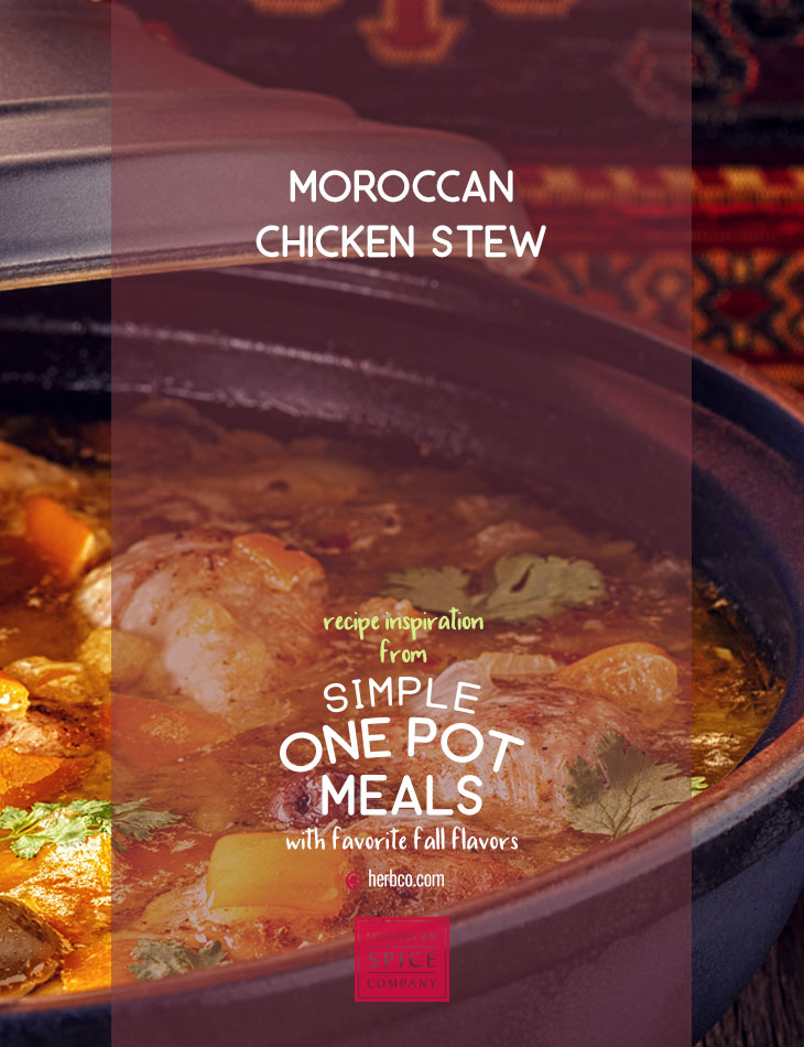 [ Recipe: Moroccan Chicken Stew ] ~ from Monterey Bay Herb Co