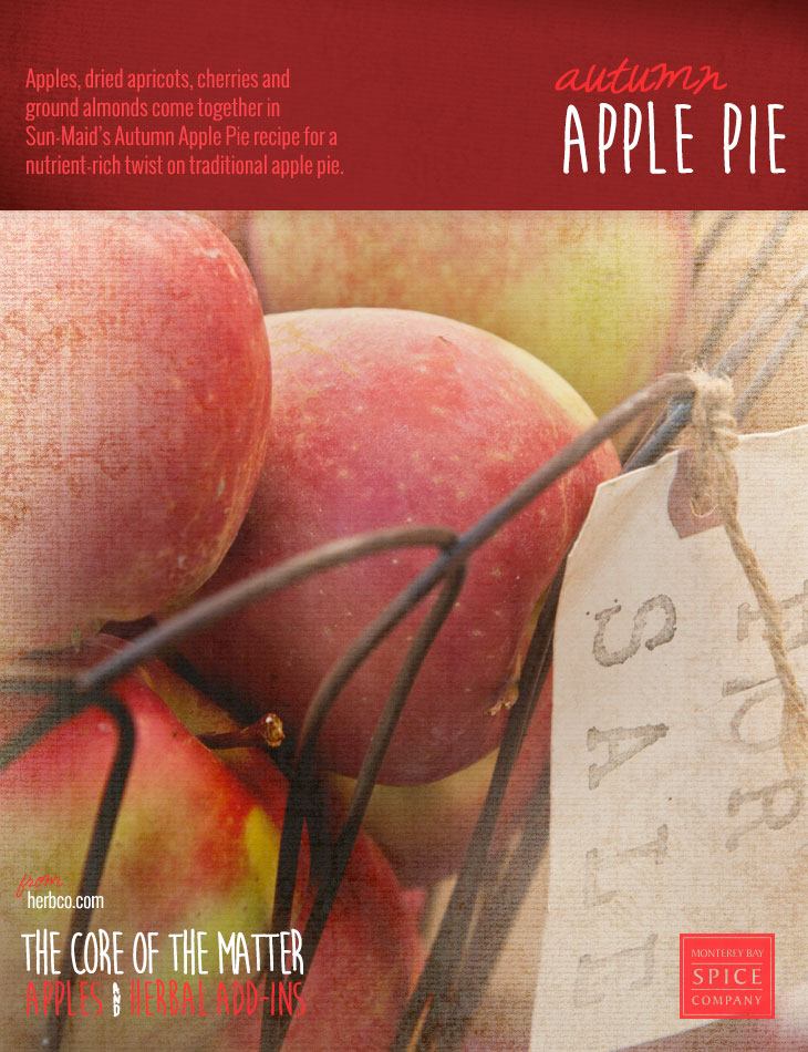 [ Recipe: Autumn Apple Pie ] ~ from Monterey Bay Herb Co