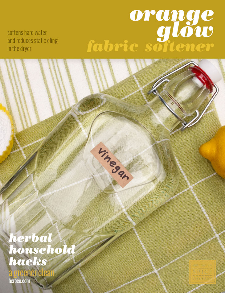 [ DIY Recipe: Orange Glow Fabric Softener ] ~ from Monterey Bay Herb Co