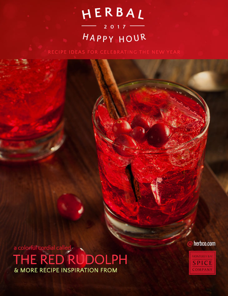 [ Recipe: Red Rudolph ] ~ from Monterey Bay Herb Co