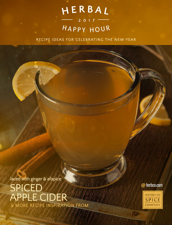 [ Recipe: Spiced Apple Cider ] ~ from Monterey Bay Herb Co