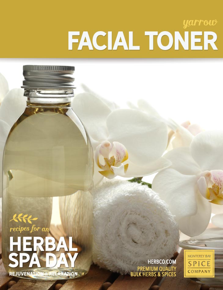 [ Recipe: DIY yarrow facial toner ] ~ from Monterey Bay Herb Co