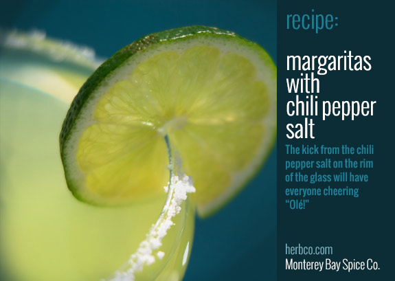 Margaritas with Chili Pepper Salt Recipe
