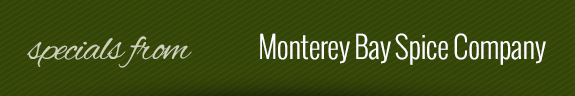 Monterey Bay Spice Co. Promo Codes December 2018 We offer only the latest Monterey Bay Spice Company coupons for 15% off savings, plus check % genuine coupon codes, deals, special offers and more!