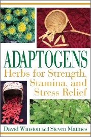 Book cover of Adaptogens: Herbs for Strength, Stamina, and Stress Relief by David Winston and Steven Maimes
