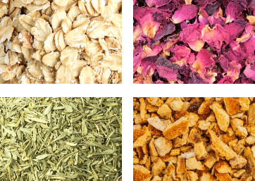 Dried rose petals can be combined with other oils to create refreshing salves