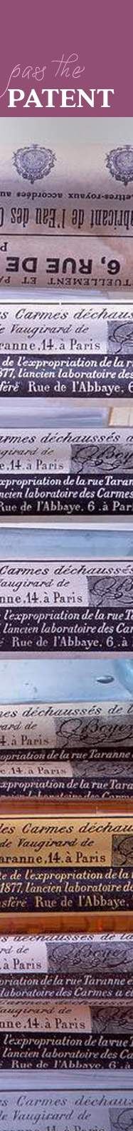 [ The Story of CARMELITE WATER - Pass the Patents ] ~ from HerbCo