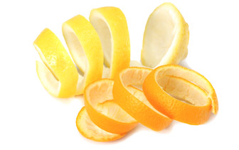 citrus peel, fruit peel