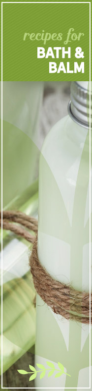 [ Recipes for an Herbal Spa Day: Bath & Balm ] ~ from Monterey Bay Spice