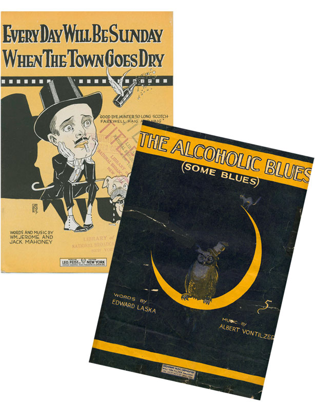Sheet Music Covers During Prohibition