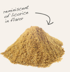 [ tip: Combine organic powdered fenugreek seed with fennel seed powder when making 5-spice panch puran seasoning used in Indian recipes. ~ from Monterey Bay Herb Company ]