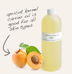 [ apricot kernel oil tip: Use apricot kernel oil infused with chamomile flowers as a massage or after bath oil.  ~ from Monterey Bay Herb Company ]