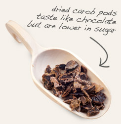[ tip: Combine powdered guarana seed with carob nibs to enhance chocolate flavor without adding caffeine or sugar.  ~ from Monterey Bay Herb Company ]