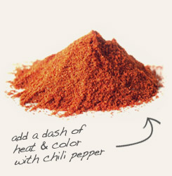 [ chili pepper tip: Combine cilantro with chili pepper in your favorite Caribbean and Mexican recipes.  ~ from Monterey Bay Herb Company ]