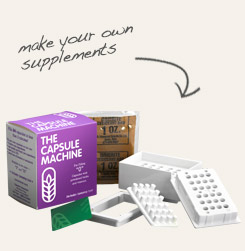 [ tip: Easily produce two dozen herbal capsules all at once in just minutes.  ~ from Monterey Bay Herb Company ]