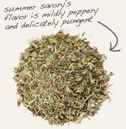 [ tip: Pair minced garlic with savory in soups, stews and bean dishes. ~ from Monterey Bay Herb Company ]