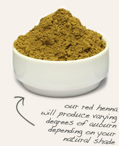 henna leaf, red