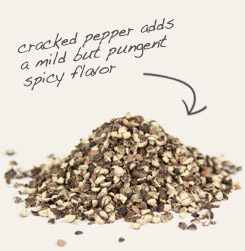 [ tip: Use coriander seed with cracked black pepper in soups, stews and braised meats and vegetables. ~ from Monterey Bay Herb Company ]