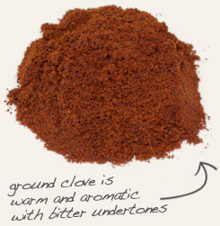 [ tip: Blend organic ground nutmeg with ground gloves to season quick breads, cakes and cookies.  ~ from Monterey Bay Herb Company ]