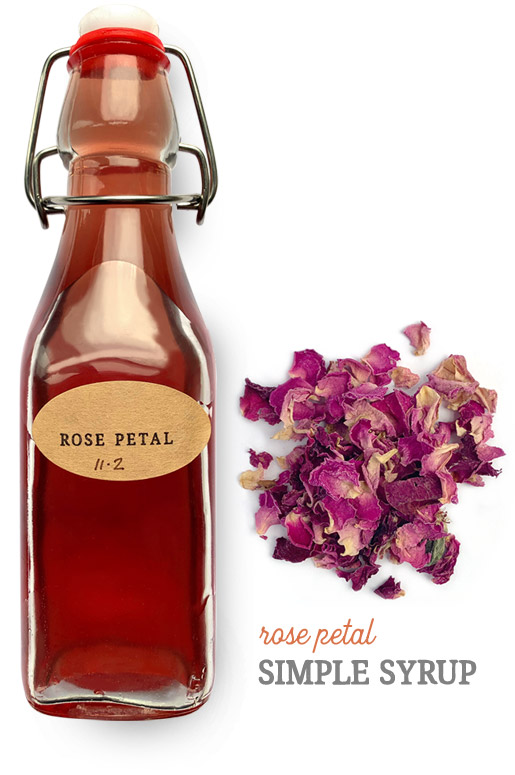 [ MAKING SIMPLE SYRUPS - Rose Petal Simple Syrup ] ~ from HerbCo