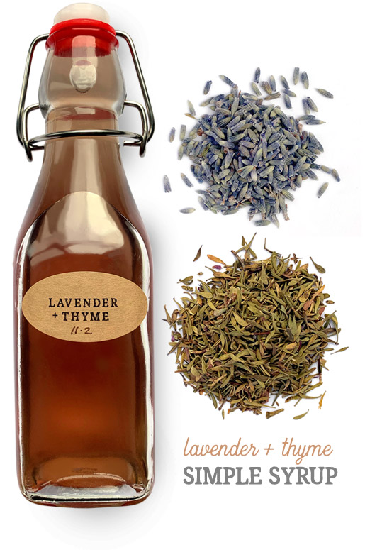 [ MAKING SIMPLE SYRUPS - Lavender & Thyme Simple Syrup ] ~ from HerbCo