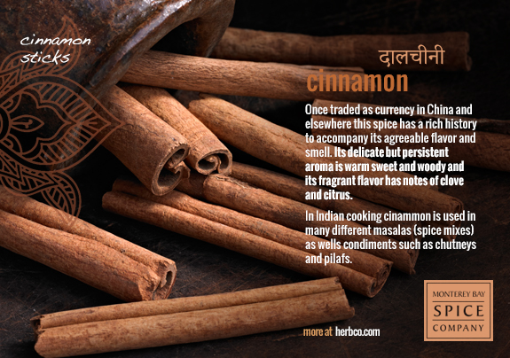 [ Indian Spices - Cinnamon ] ~ from Monterey Bay Herb Company