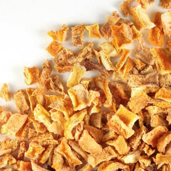 Orange peel, small cut
