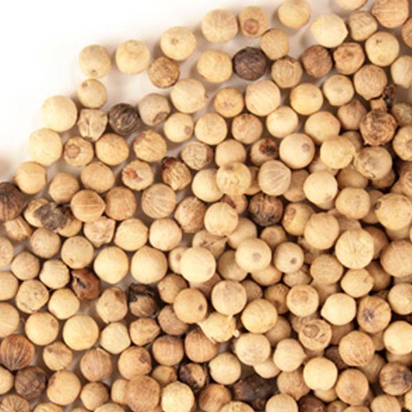 Peppercorn, white, whole