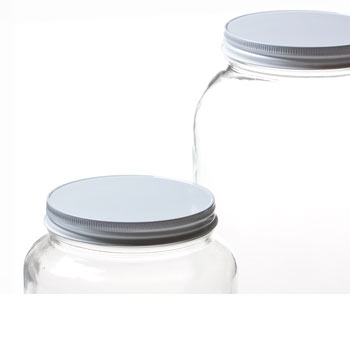 Clear Jar w/ lid