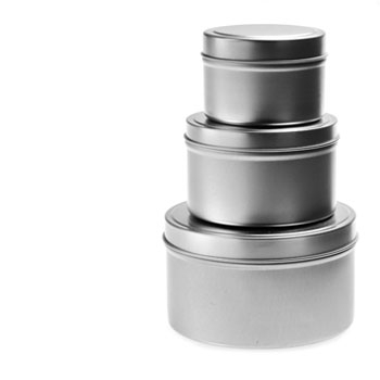 Steel Tin<br />with Lid