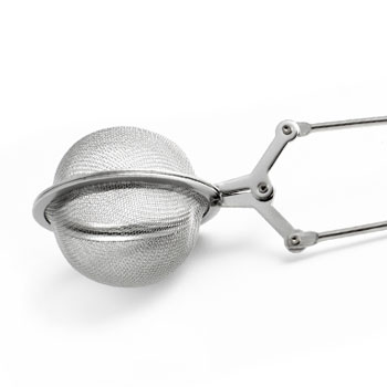 Tea Strainer - Mesh Tea Ball with Squeeze Handle