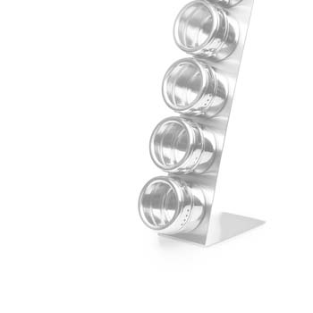 Magnetic Spice Rack, Stainless Steel