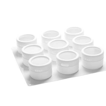 Magnetic Spice Rack, White
